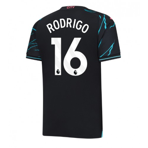Manchester City Rodri Hernandez #16 Rezervni Dres 2023-24 Kratak Rukav